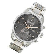  Shop Authentic Hugo Boss Skymaster Grey Dial Two Tone Steel Strap Watch for Men - 1513789 - Luxxuri