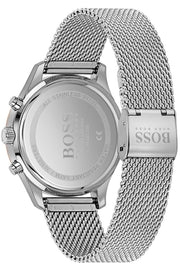  Shop Authentic Hugo Boss Associate Black Dial Silver Mesh Bracelet Watch for Men - 1513805 - Luxxuri