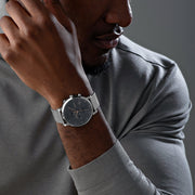  Shop Authentic Hugo Boss Integrity Grey Dial Silver Mesh Bracelet Watch for Men - 1513807 - Luxxuri