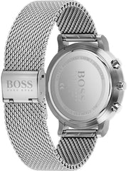  Shop Authentic Hugo Boss Skymaster White Dial Silver Mesh Bracelet Watch for Men - 1513933 - Luxxuri