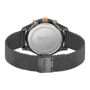  Shop Authentic Hugo Boss Associate Black Dial Black Mesh Bracelet Watch for Men - 1513811 - Luxxuri