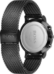  Shop Authentic Hugo Boss Integrity Black Dial Black Mesh Bracelet Watch for Men - 1513813 - Luxxuri