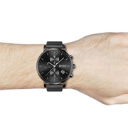  Shop Authentic Hugo Boss Infinity Black Dial Black Mesh Bracelet Watch for Women -1502521 - Luxxuri