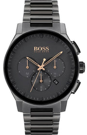  Shop Authentic Hugo Boss Peak Black Dial Black Steel Strap Watch for Men - 1513814 - Luxxuri
