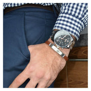  Shop Authentic Hugo Boss Champion Chronograph Black Dial Two Tone Steel Strap Watch for Men - 1513819 - Luxxuri