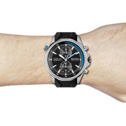  Shop Authentic Hugo Boss Globetrotter Black Dial Black Silicone Strap Watch for Men - 1513820 - Luxxuri