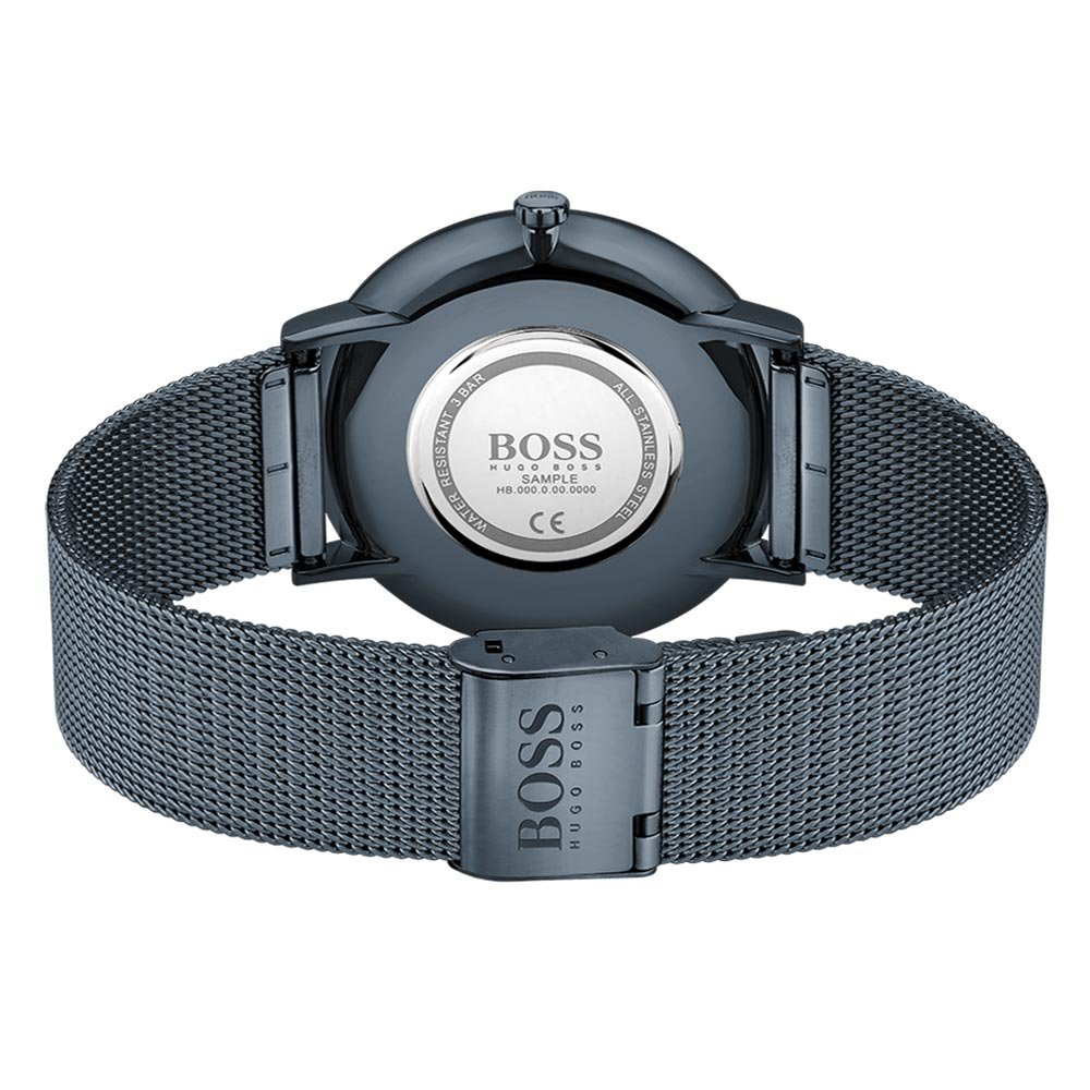  Shop Authentic Hugo Boss Infinity Blue Dial Blue Mesh Bracelet Watch for Women - 1502518 - Luxxuri