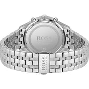  Shop Authentic Hugo Boss Associate Blue Dial Silver Steel Strap Watch for Men - 1513839 - Luxxuri