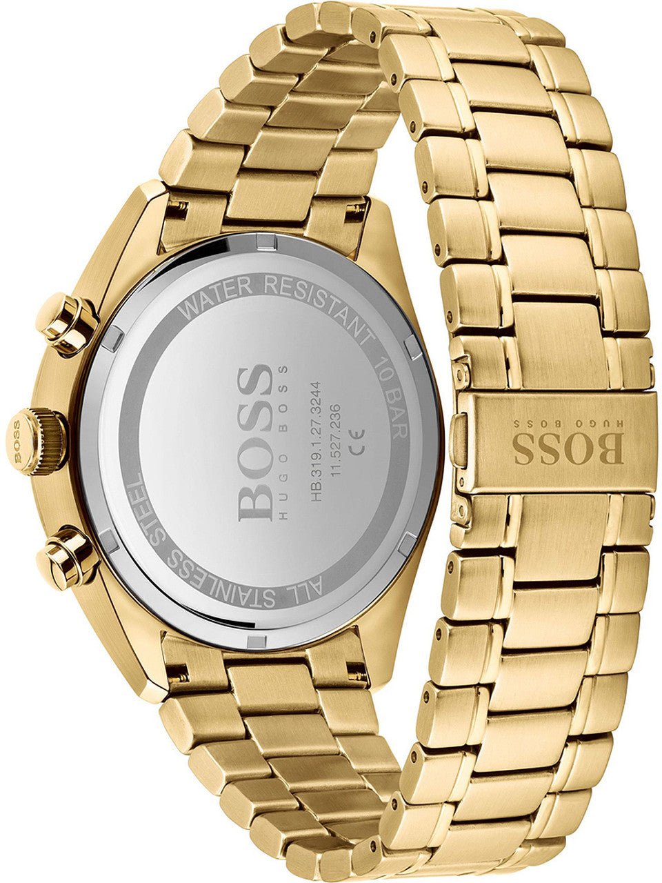  Shop Authentic Hugo Boss Champion Black Dial Gold Steel Strap Watch for Men - 1513848 - Luxxuri