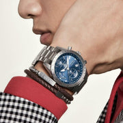  Shop Authentic Hugo Boss Pilot Blue Dial Silver Steel Strap Watch for Men - 1513850 - Luxxuri