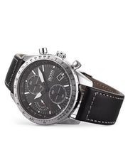  Shop Authentic Hugo Boss Aero Chronograph Black Dial Black Leather Strap Watch for Men - 1513770 - Luxxuri