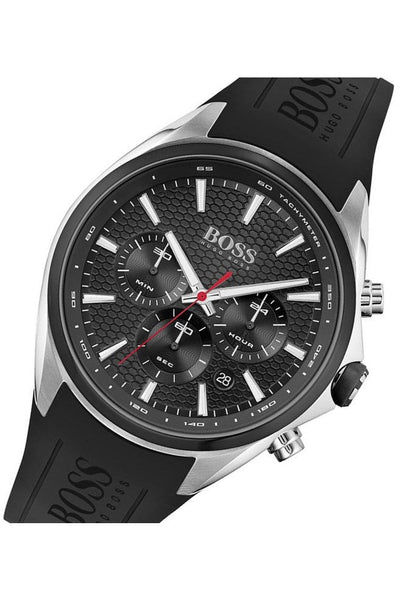  Shop Authentic Hugo Boss Distinct Black Dial Black Rubber Strap Watch for Men - 1513855 - Luxxuri