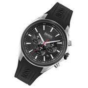  Shop Authentic Hugo Boss Distinct Black Dial Black Rubber Strap Watch for Men - 1513855 - Luxxuri