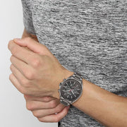  Shop Authentic Hugo Boss Distinct Grey Dial Gren Steel Strap Watch for Men - 1513858 - Luxxuri