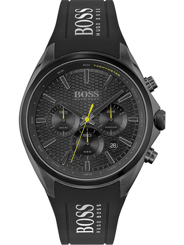  Shop Authentic Hugo Boss Distinct Black Dial Black Silicone Strap Watch for Men - 1513859 - Luxxuri