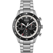  Shop Authentic Hugo Boss Santiago Black Dial Silver Steel Strap Watch for Men - 1513862 - Luxxuri