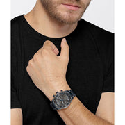  Shop Authentic Hugo Boss Santiago Grey Dial Blue Steel Strap Watch for Men - 1513865 - Luxxuri
