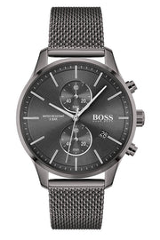  Shop Authentic Hugo Boss Associate Black Dial Black Mesh Bracelet Watch for Men - 1513769 - Luxxuri