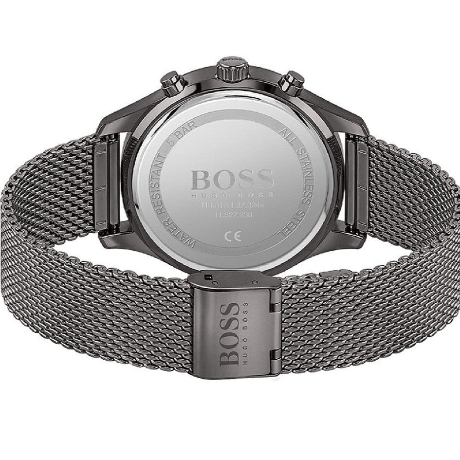  Shop Authentic Hugo Boss Associate Grey Dial Grey Mesh Bracelet Watch for Men - 1513870 - Luxxuri