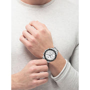  Shop Authentic Hugo Boss Hero Chronograph White Dial Silver Steel Strap Watch for Men - 1513875 - Luxxuri