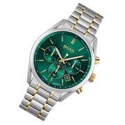  Shop Authentic Hugo Boss Champion Green Dial Silver Steel Strap Watch for Men - 1513878 - Luxxuri