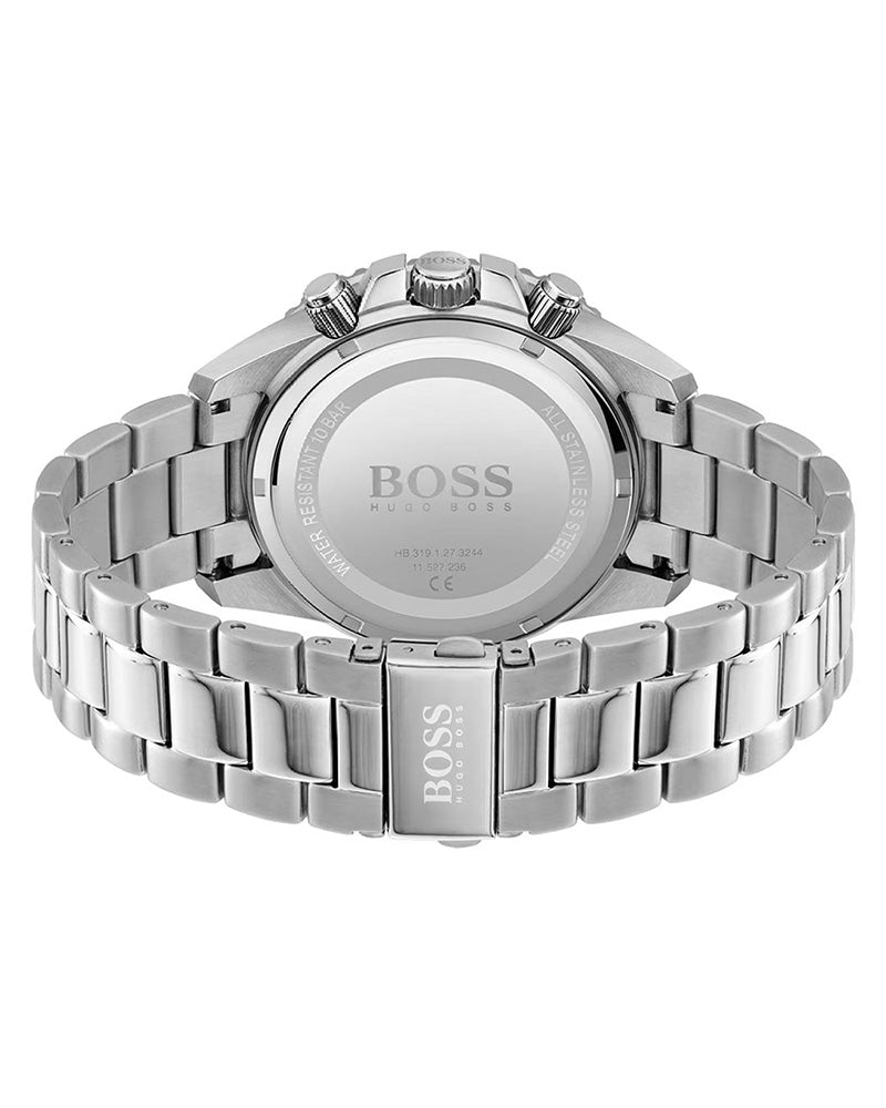  Shop Authentic Hugo Boss Admiral Blue Dial Silver Steel Strap Watch for Men - 1513907 - Luxxuri