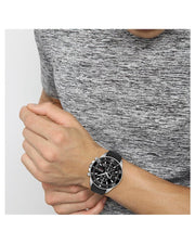  Shop Authentic Hugo Boss Admiral Black Dial Black Silicone Strap Watch for Men - 1513912 - Luxxuri