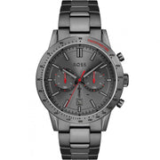  Shop Authentic Hugo Boss Allure Chronograph Grey Dial Grey Steel Strap Watch for Men - 1513924 - Luxxuri