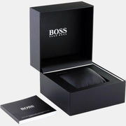  Shop Authentic Hugo Boss Dapper Chronograph Black Dial Black Steel Strap Watch For Men - 1513929 - Luxxuri