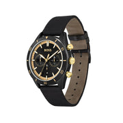  Shop Authentic Hugo Boss Santiago Black Dial Black Nylon Strap Watch for Men - 1513935 - Luxxuri