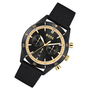  Shop Authentic Hugo Boss Santiago Black Dial Black Nylon Strap Watch for Men - 1513935 - Luxxuri