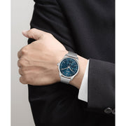  Shop Authentic Hugo Boss Sophio Blue Dial Silver Mesh Bracelet Watch for Men - 1513942 - Luxxuri