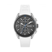  Shop Authentic Hugo Boss Volane Grey Dial White SIlicone Strap Watch for Men - 1513948 - Luxxuri