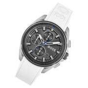  Shop Authentic Hugo Boss Volane Grey Dial White SIlicone Strap Watch for Men - 1513948 - Luxxuri