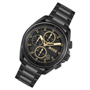  Shop Authentic Hugo Boss Volane Black Dial Black Steel Strap Watch for Men - 1513950 - Luxxuri