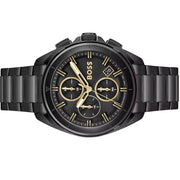  Shop Authentic Hugo Boss Volane Black Dial Black Steel Strap Watch for Men - 1513950 - Luxxuri