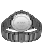  Shop Authentic Hugo Boss View Chronograph Grey Dial Grey Steel Strap Watch For Men - 1513991 - Luxxuri