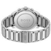  Shop Authentic Hugo Boss Trace Chronograph Red Dial Silver Steel Strap Watch For Men - 1514004 - Luxxuri