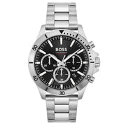  Shop Authentic Hugo Boss Troper Chronograph Blue Dial Silver Steel Strap Watch For Men - 1514057 - Luxxuri
