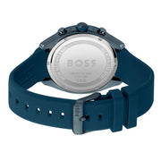  Shop Authentic Hugo Boss Velocity Chronograph Blue Dial Blue Rubber Strap Watch For Men - 1514061 - Luxxuri