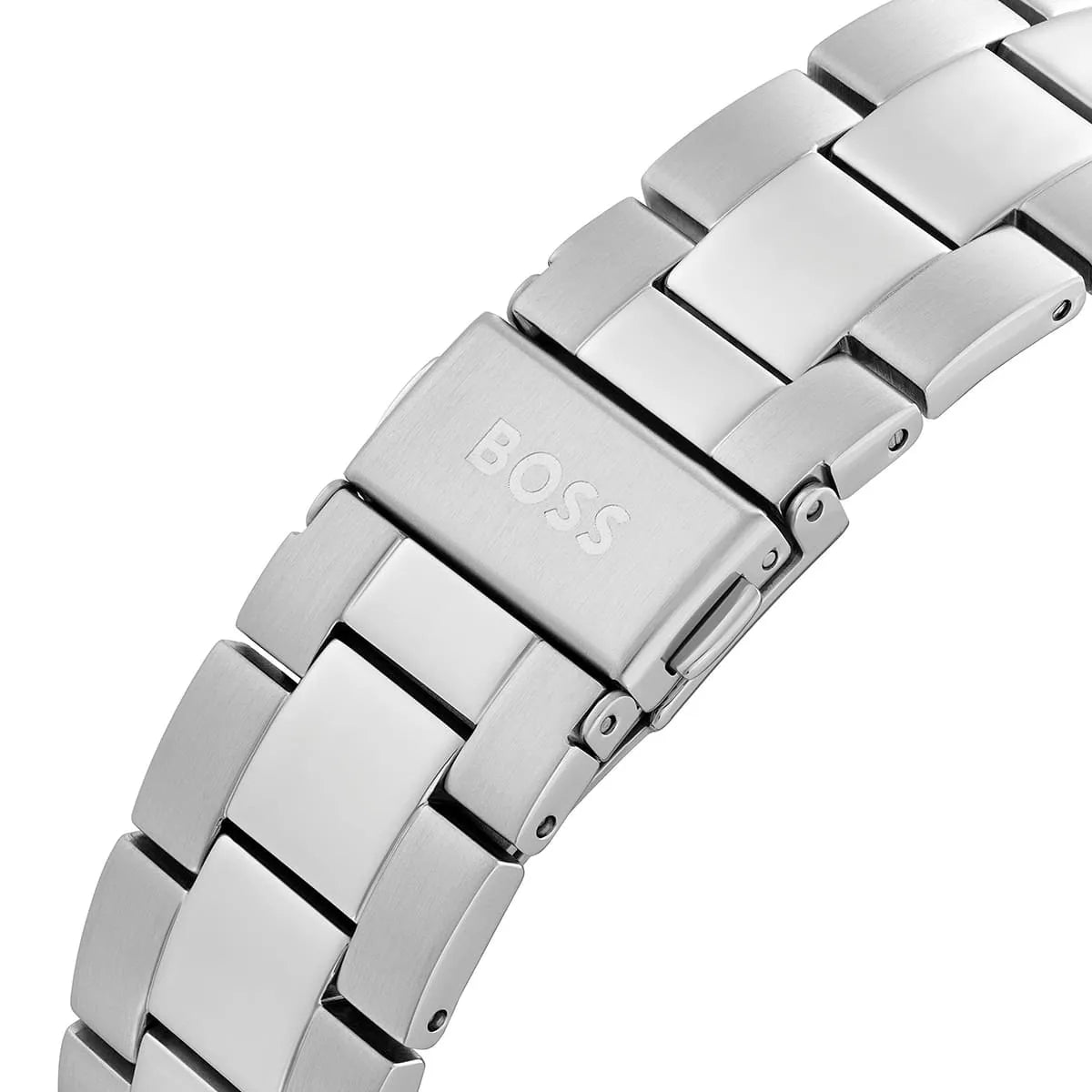  Shop Authentic Hugo Boss Troper Chronograph Black Dial Silver Steel Strap Watch For Men - 1514108 - Luxxuri