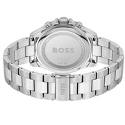  Shop Authentic Hugo Boss Troper Chronograph Black Dial Silver Steel Strap Watch For Men - 1514108 - Luxxuri