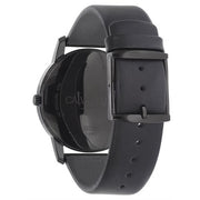  Shop Authentic Calvin Klein City Quartz Black Dial Black Leather Strap Watch for Men - K2G2G4C1 - Luxxuri