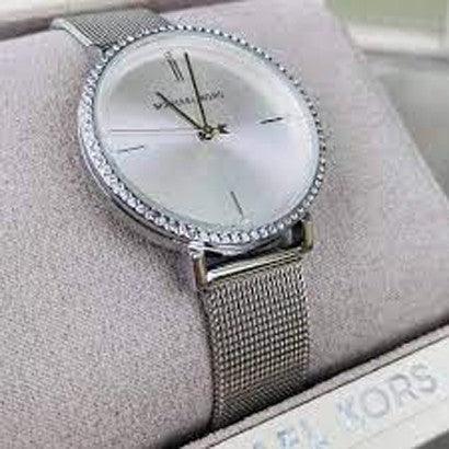  Shop Authentic Michael Kors Darci Quartz Silver Dial Silver Mesh Strap Watch for Women - MK7123 - Luxxuri