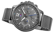  Shop Authentic Tommy Hilfiger London Chronograph Grey Dial Grey Mesh Bracelet Watch for Men - 1791530 - Luxxuri