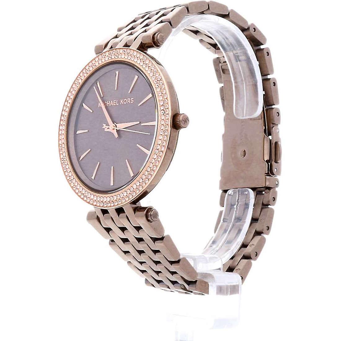  Shop Authentic Michael Kors Darci Quartz Brown Dial Brown Steel Strap Watch For Women - MK3416 - Luxxuri