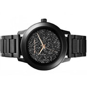  Shop Authentic Michael Kors Kinley Silver Dial Black Steel Strap Watch for Women - MK5999 - Luxxuri
