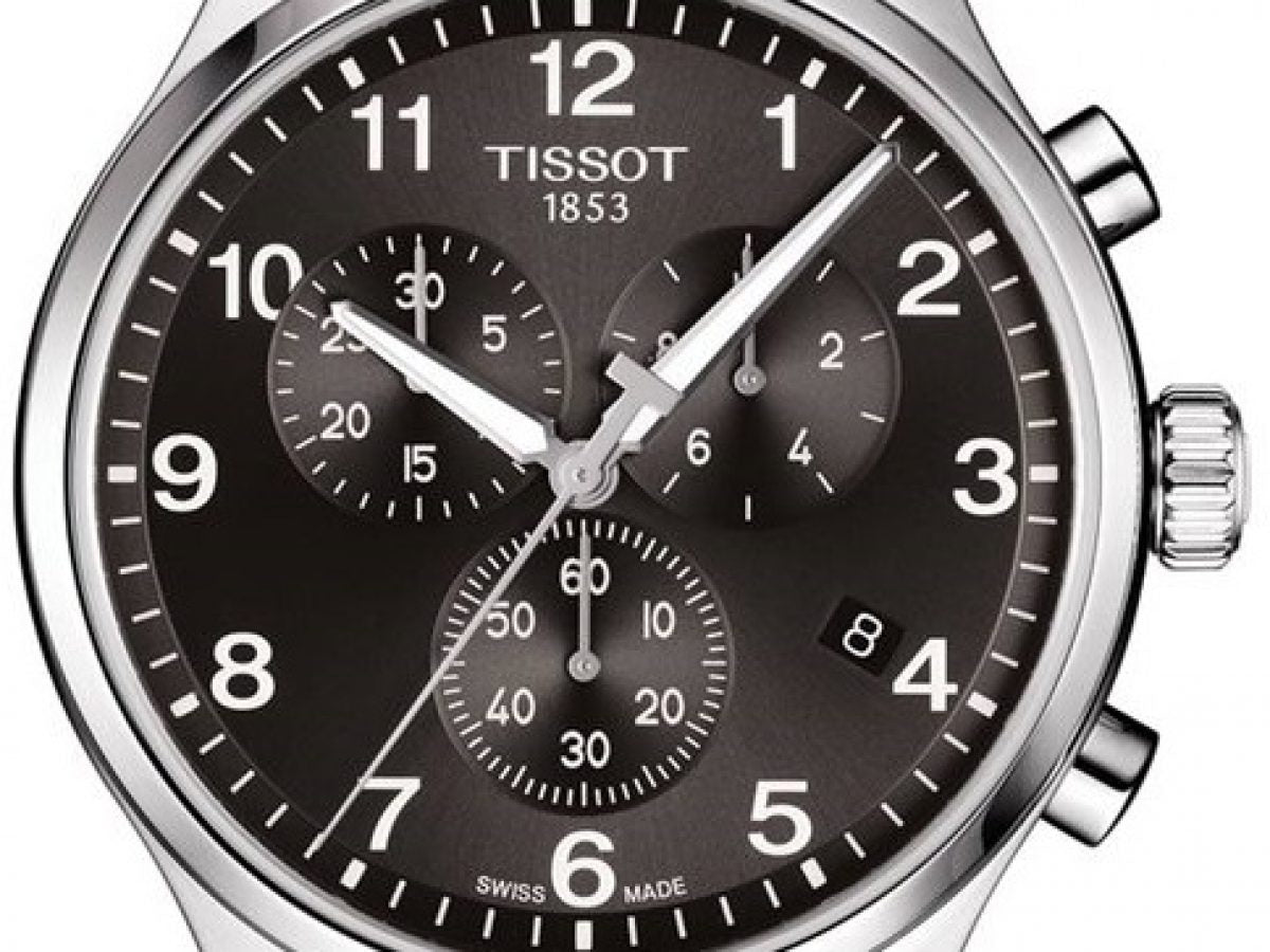  Shop Authentic Tissot T Classic Chrono XL Black Dial Silver Steel Strap Watch For Men - T116.617.11.057.01 - Luxxuri