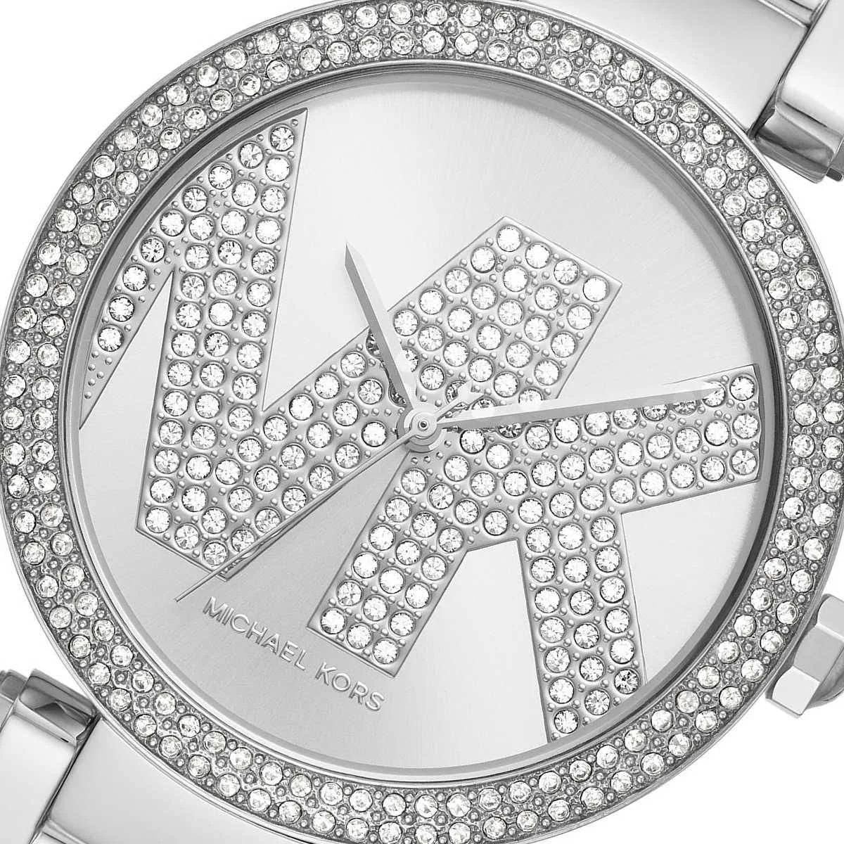  Shop Authentic Michael Kors Parker Quartz Silver Dial Silver Steel Strap Watch For Women - MK6658 - Luxxuri