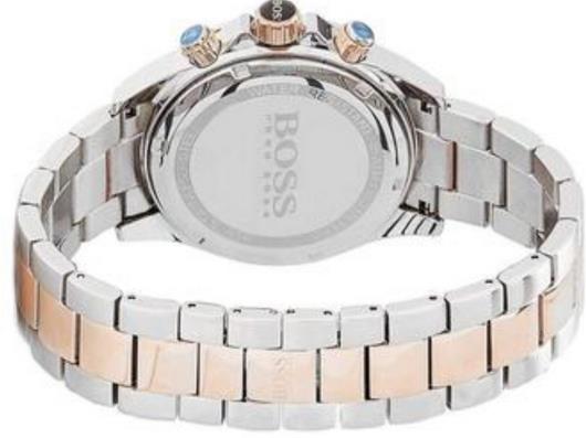  Shop Authentic Hugo Boss Ikon Grey Dial Two Tone Steel Strap Watch for Men - 1513339 - Luxxuri